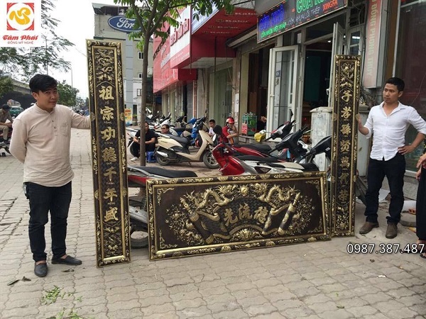 10+ Mẫu Hoành Phi cuốn thư đại tự câu đối bằng đồng được khách ưa chuộng nhất hiện nay!