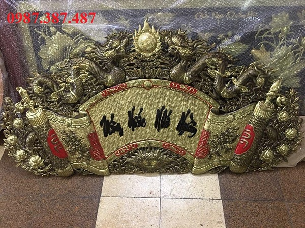 10+ Mẫu Hoành Phi cuốn thư đại tự câu đối bằng đồng được khách ưa chuộng nhất hiện nay!