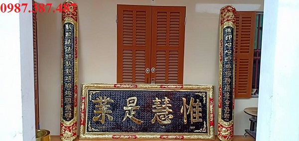 10+ Mẫu Hoành Phi cuốn thư đại tự câu đối bằng đồng được khách ưa chuộng nhất hiện nay!