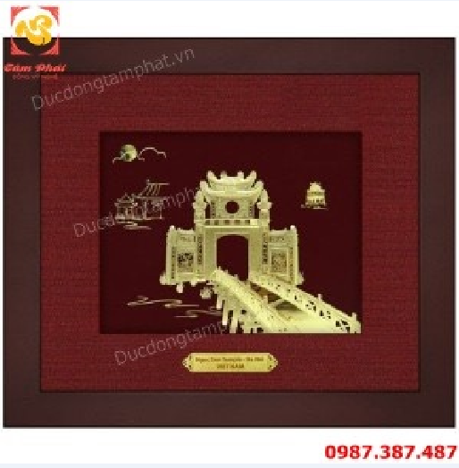 Các mẫu tranh đồng lưu niệm tinh xảo - món quà tinh thần đầy ý nghĩa 