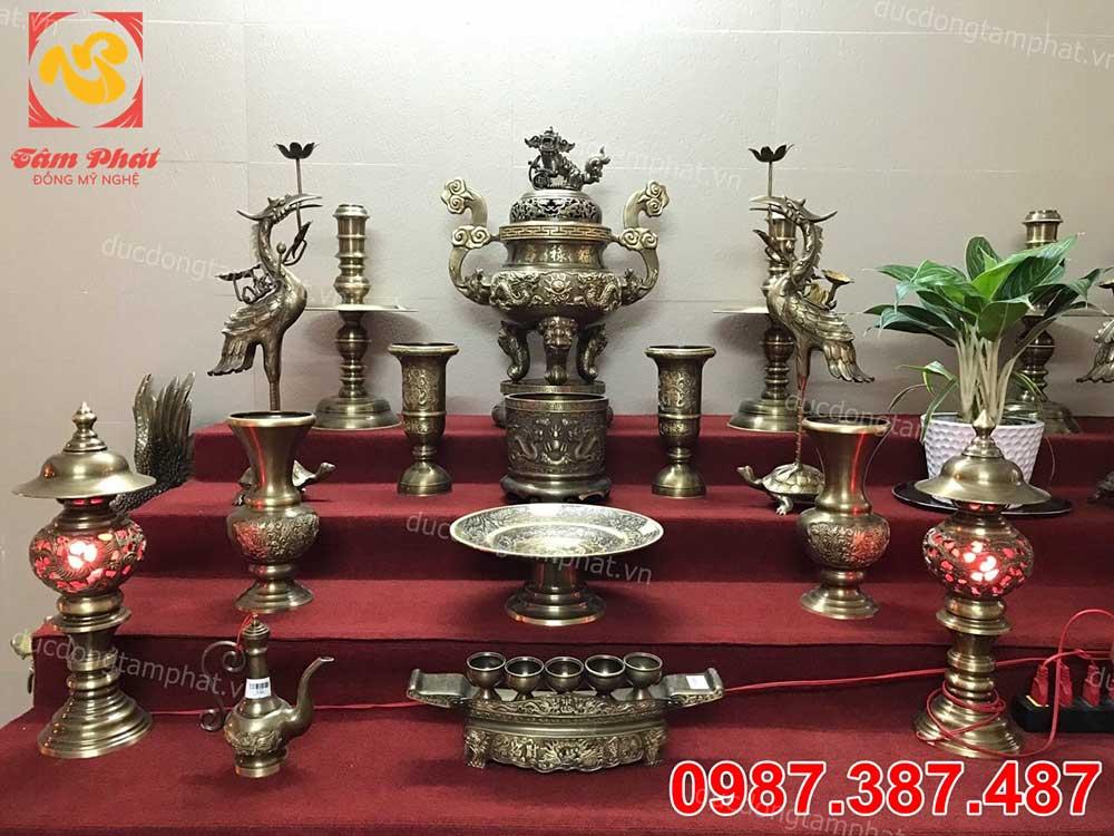 Đồ đồng thờ cúng nam định