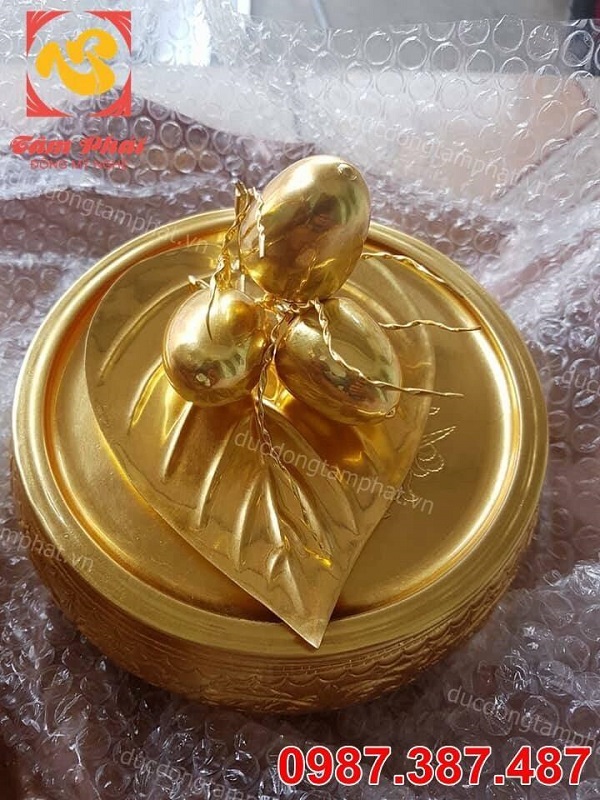 Đồ thờ cúng thếp vàng 9999 hình thức đẹp mắt, sắc màu rực rỡ