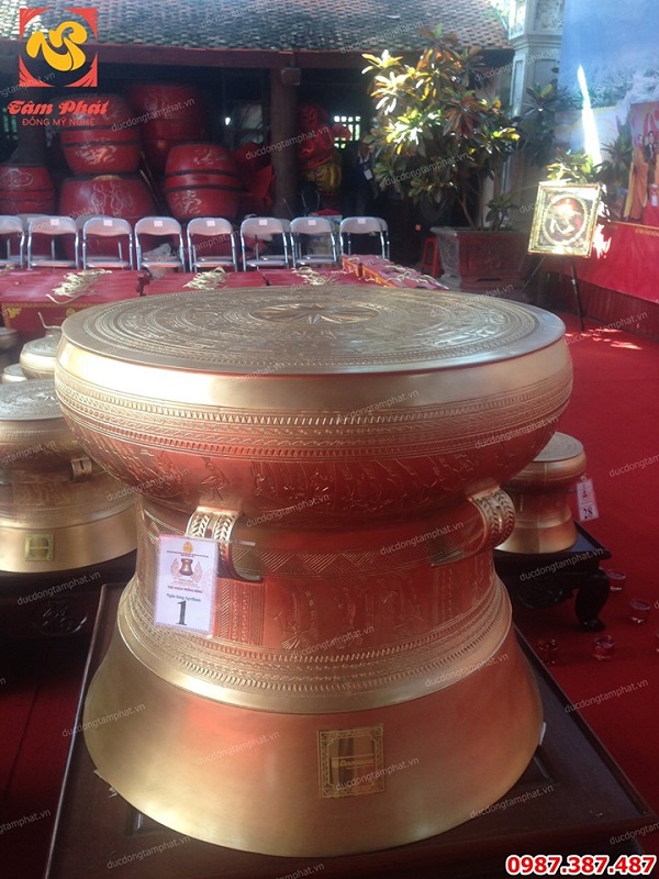 Dự án Đúc 12 quả trống đồng đường kính 60cm cho đại lễ Vesak 2019 tại chùa Tam Chúc- Hà Nam dành tặng đại biểu các nước..!