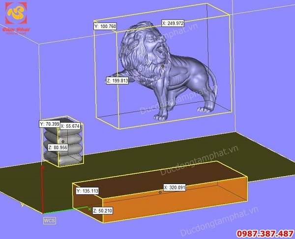 Đúc 100 linh vật mạ vàng 24k cho Xi măng Vicem Hoàng Thạch..!