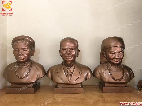 Đúc tượng chân dung, tượng truyền thần cao 42cm giống như ảnh 99%.!!