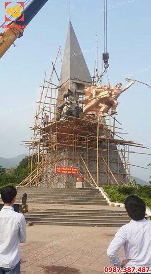 Đúc tượng đài tưởng niệm bằng đồng giá xưởng, bảo hành 20 năm