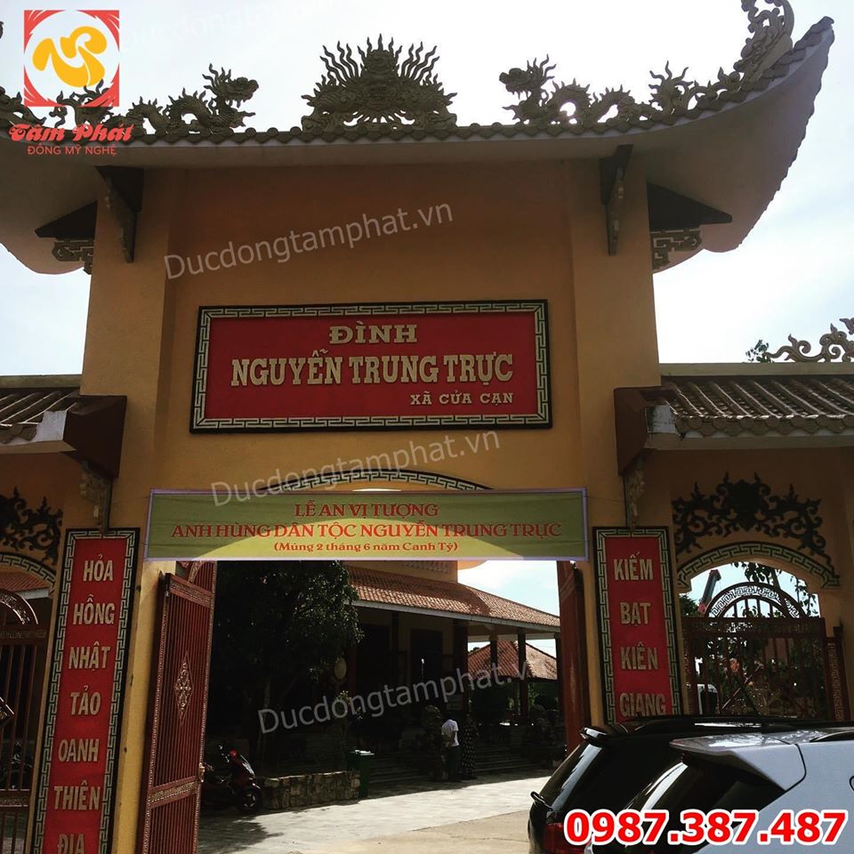 Đúc tượng đồng Nguyễn Trung Trực cao 2m tại đền Nguyễn Trung Trực - Phú Quốc.!