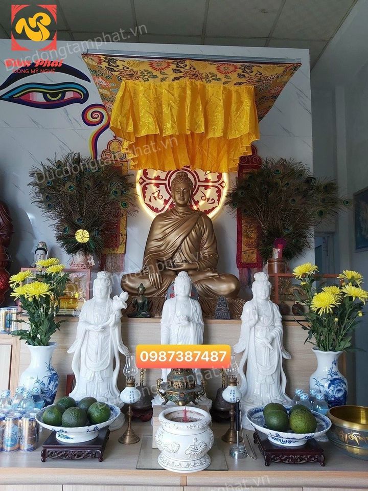 Đúc Tượng Phật Thích Ca mẫu đẹp nhất hiện nay phù hợp tất cả không gian thờ cúng.!!