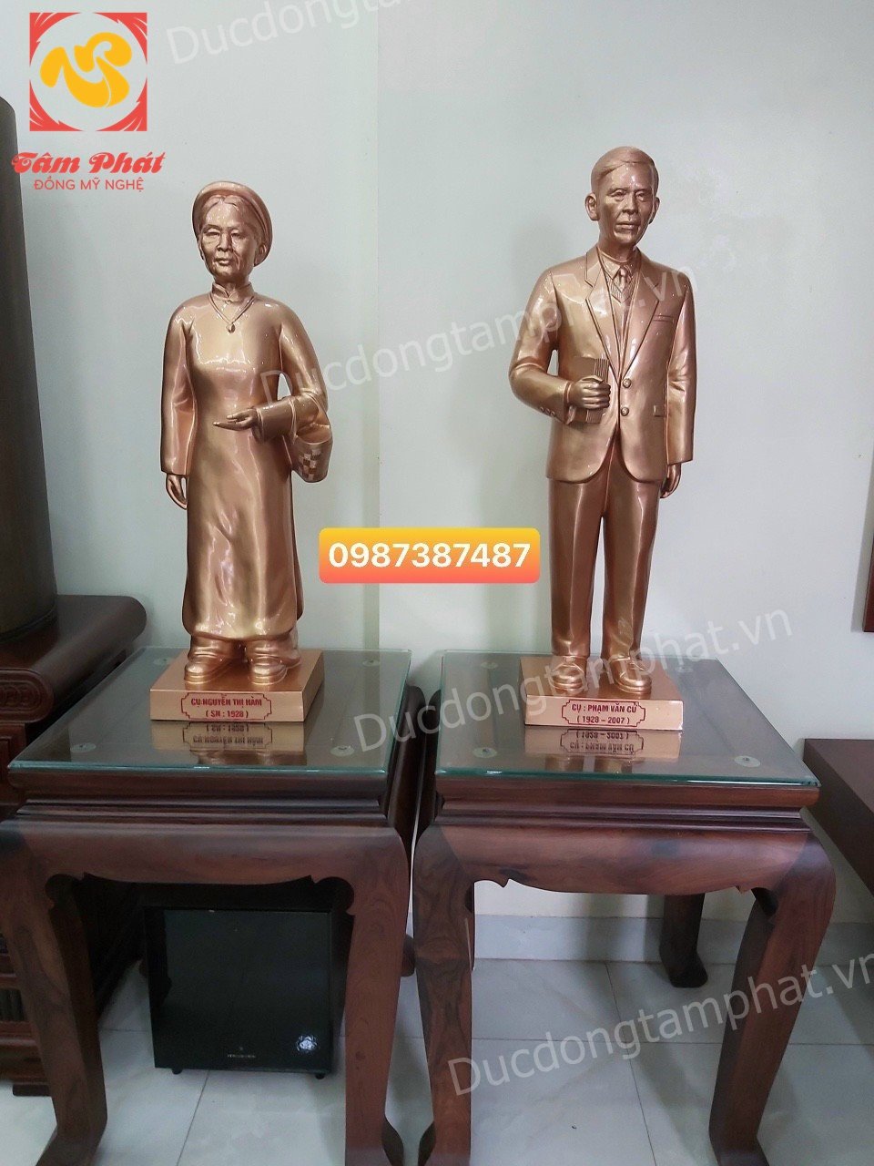 Đúc Tượng Truyền Thần - Đúc tượng chân dung thể hiện tấm lòng tôn kính dành cho bố mẹ.!!