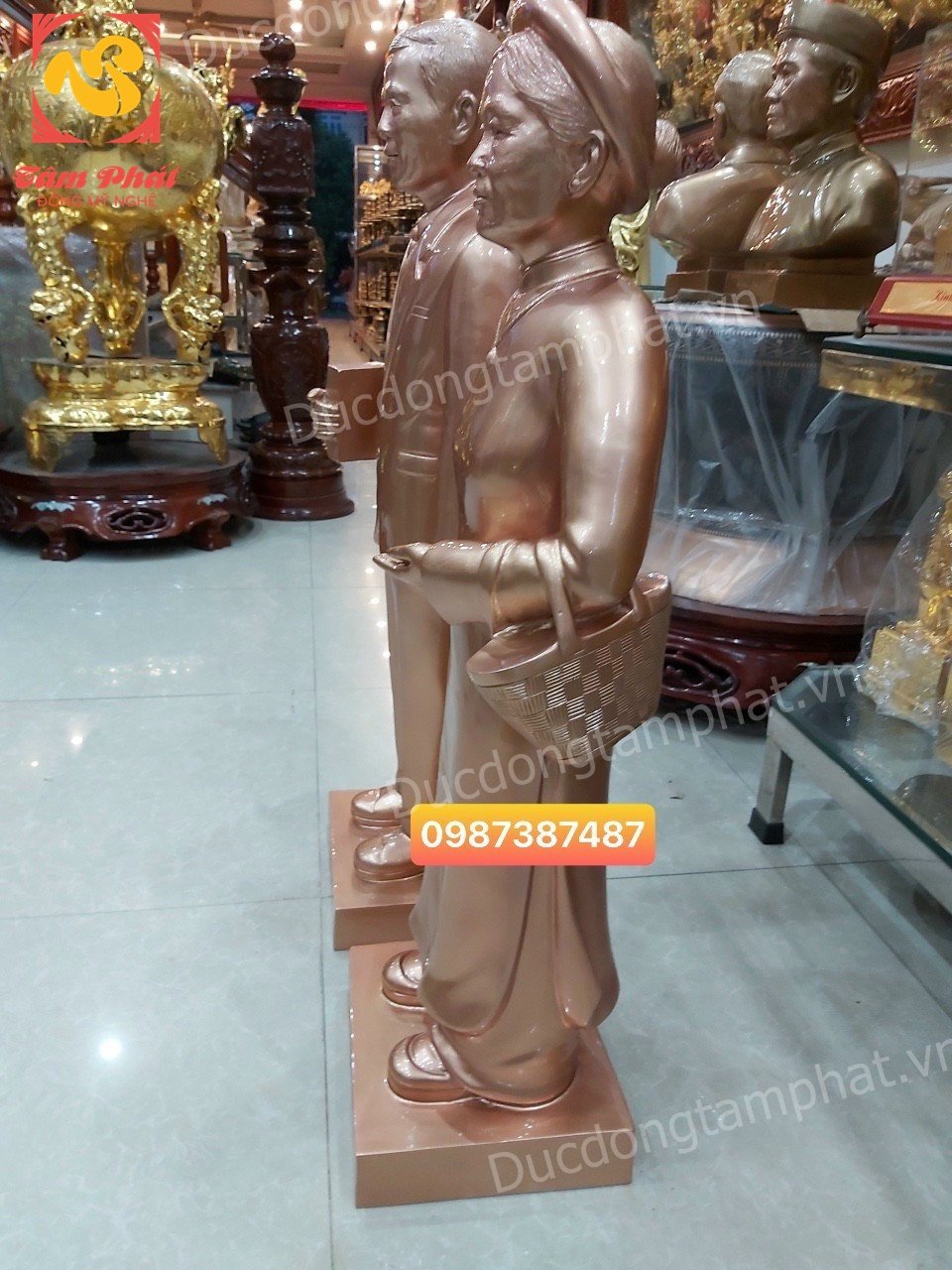 Đúc Tượng Truyền Thần - Đúc tượng chân dung thể hiện tấm lòng tôn kính dành cho bố mẹ.!!