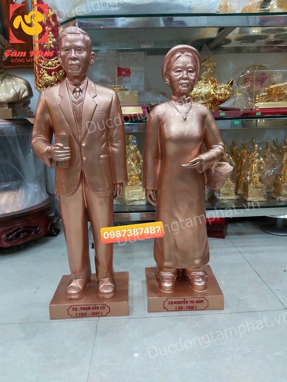 Đúc Tượng Truyền Thần - Đúc tượng chân dung thể hiện tấm lòng tôn kính dành cho bố mẹ.!!