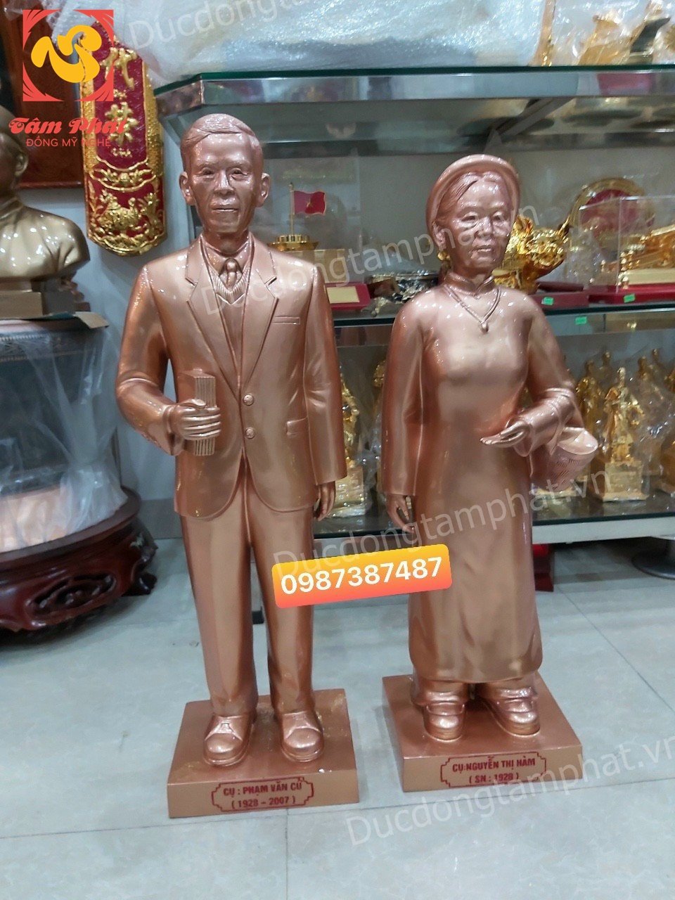 Đúc Tượng Truyền Thần - Đúc tượng chân dung thể hiện tấm lòng tôn kính dành cho bố mẹ.!!