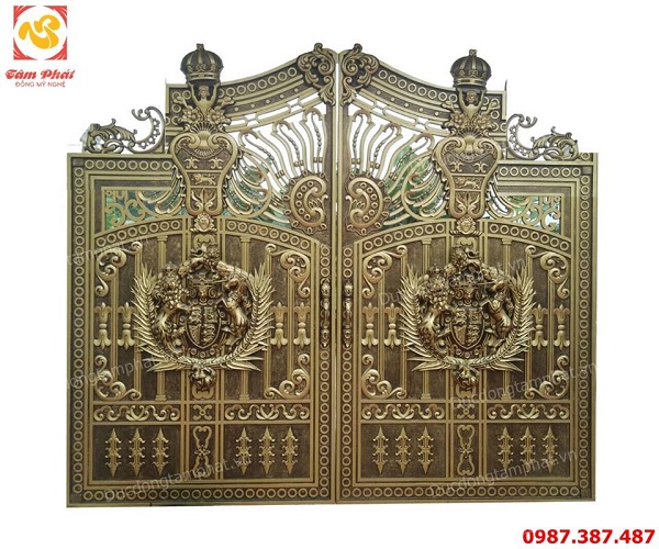 Những mẫu cổng biệt thự bằng đồng được ưa chuộng nhất hiện nay..!