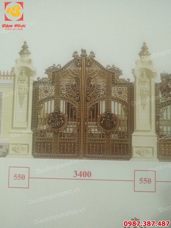 Những mẫu cổng biệt thự bằng đồng được ưa chuộng nhất hiện nay..!