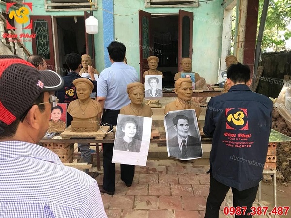 Chuyên gia Đúc tượng chân dung, tượng truyền thần sống động, chân thực nhất!