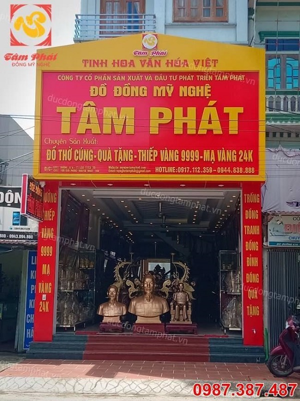 Ghé thăm Tâm Phát - đơn vị Đúc đồng mỹ nghệ cao cấp, chất lượng và uy tín nhất!