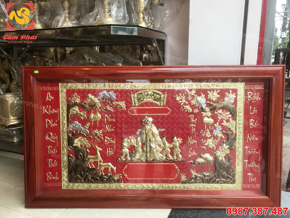 Tổng hợp những bức tranh mừng thọ ông, bà đẹp nhất xuân Kỷ Hợi 2019