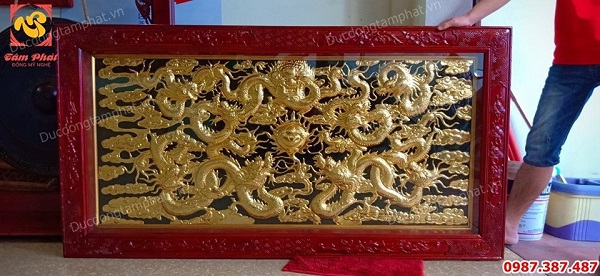Tranh cửu long tranh châu và ý nghĩa may mắn