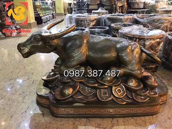 Trâu đồng phong thuỷ mọi kích cỡ mang tài lộc, công danh.!!