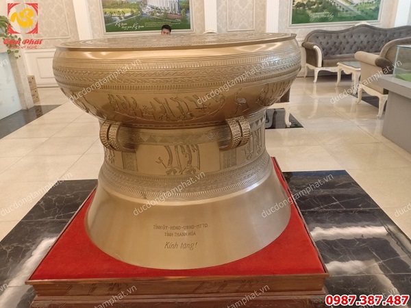 Trống đồng Đông Sơn đường kính 70cm lắp đặt cho tập đoàn FLC..!