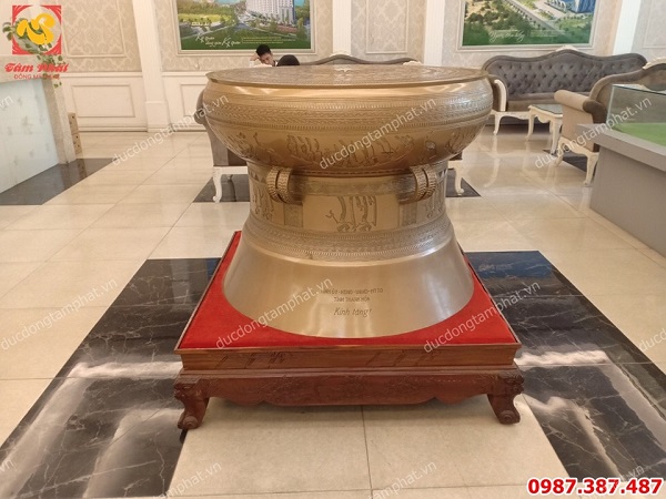 Trống đồng Đông Sơn đường kính 70cm lắp đặt cho tập đoàn FLC..!