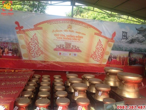 Trống đồng mọi kích thước tinh xảo giá rẻ cho sự kiện..! 