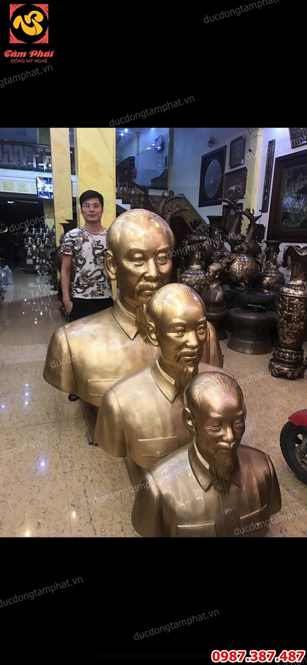 Tượng Bác Hồ bằng đồng cực tinh xảo mọi kích thước..!!