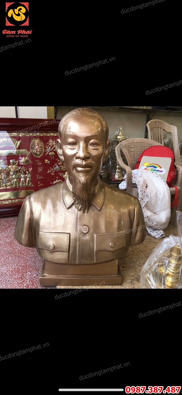 Tượng Bác Hồ bằng đồng cực tinh xảo mọi kích thước..!!