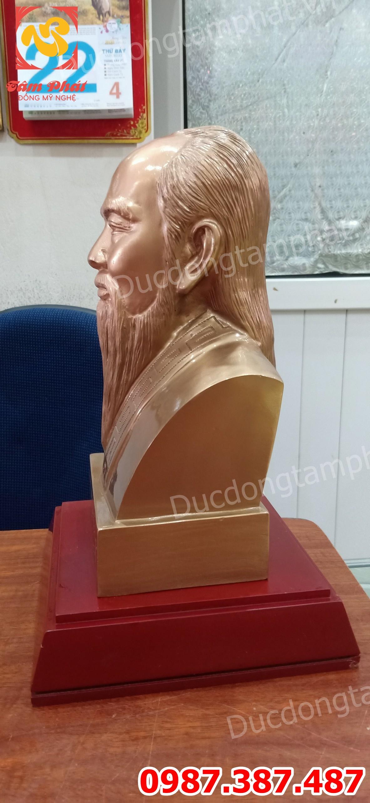 Tượng đồng Hải Thượng Lãn ông - Đúc tượng Hải Thượng Lãn Ông bằng đồng.!!!